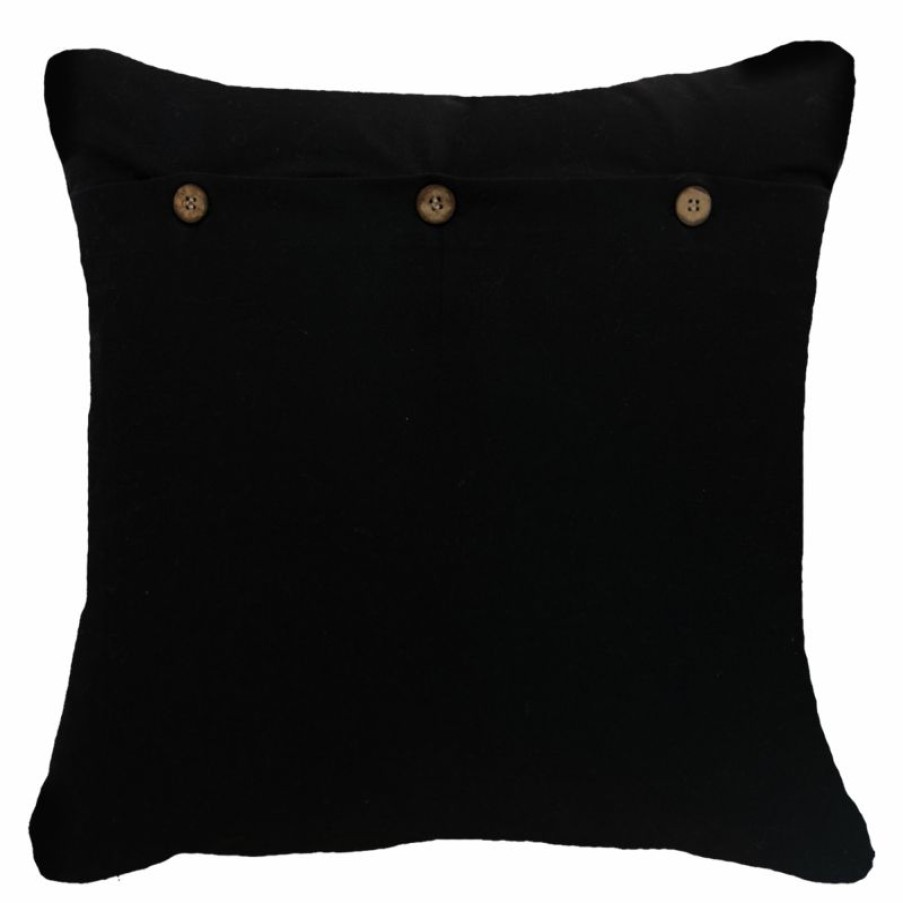 Furnishings * | Bandhini Rake Black Cushion 55X55Cm New Arrivals