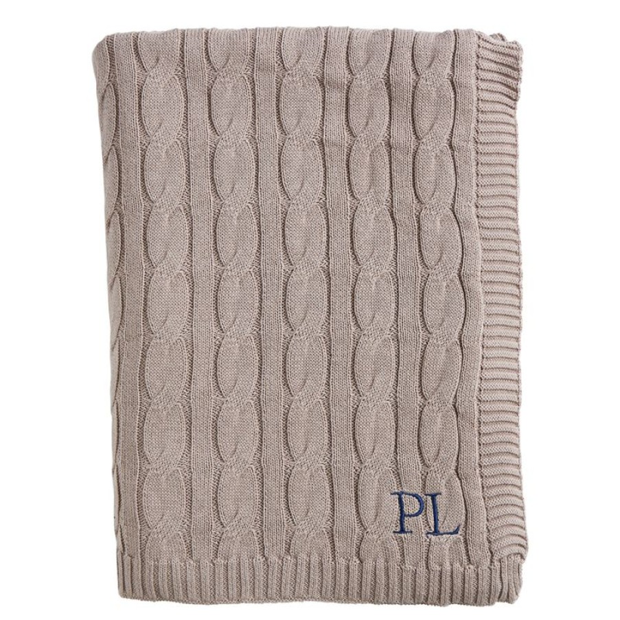 Furnishings * | Paloma Cable Throw Rug Sand 130X170Cm Less Expensive