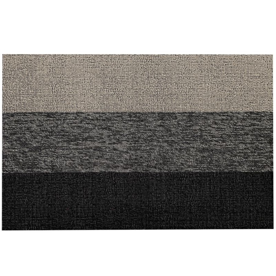 Furnishings * | Chilewich Marbled Stripe Shag In/Outdoor Pepper 46X71Cm Excellent