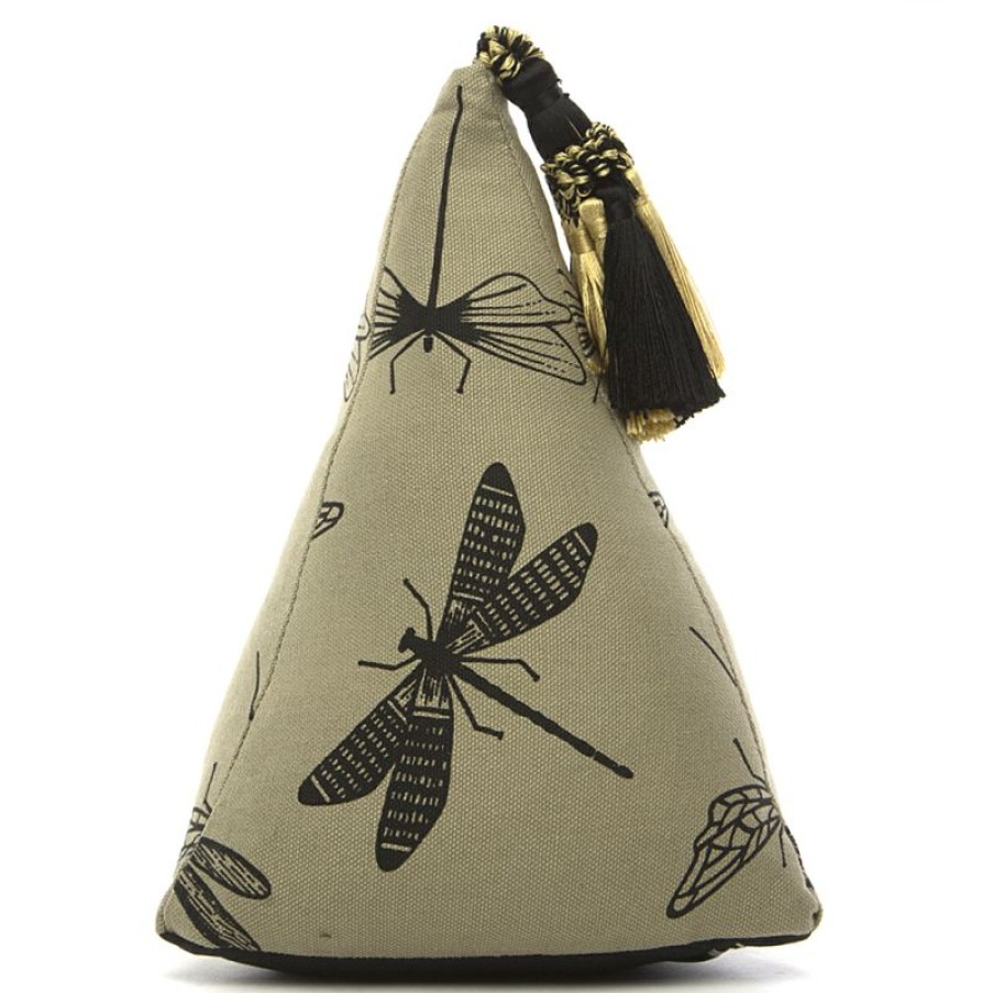 Furnishings * | Eastbourne Art Pyramid Doorstop Dragonflies Excellent