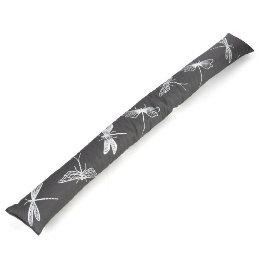 Furnishings * | Eastbourne Art Draught Excluder Dragonflies Charcoal Shop