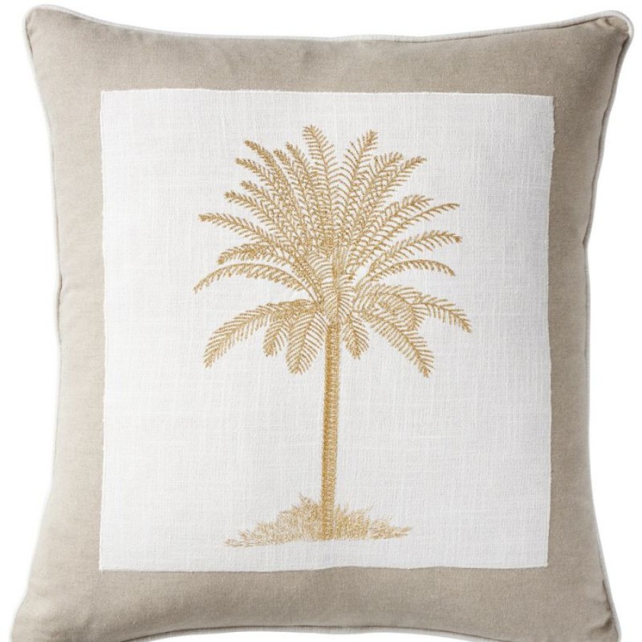 Furnishings * | Paloma Mauritius Palm Cushion 50X50Cm Affordable Price