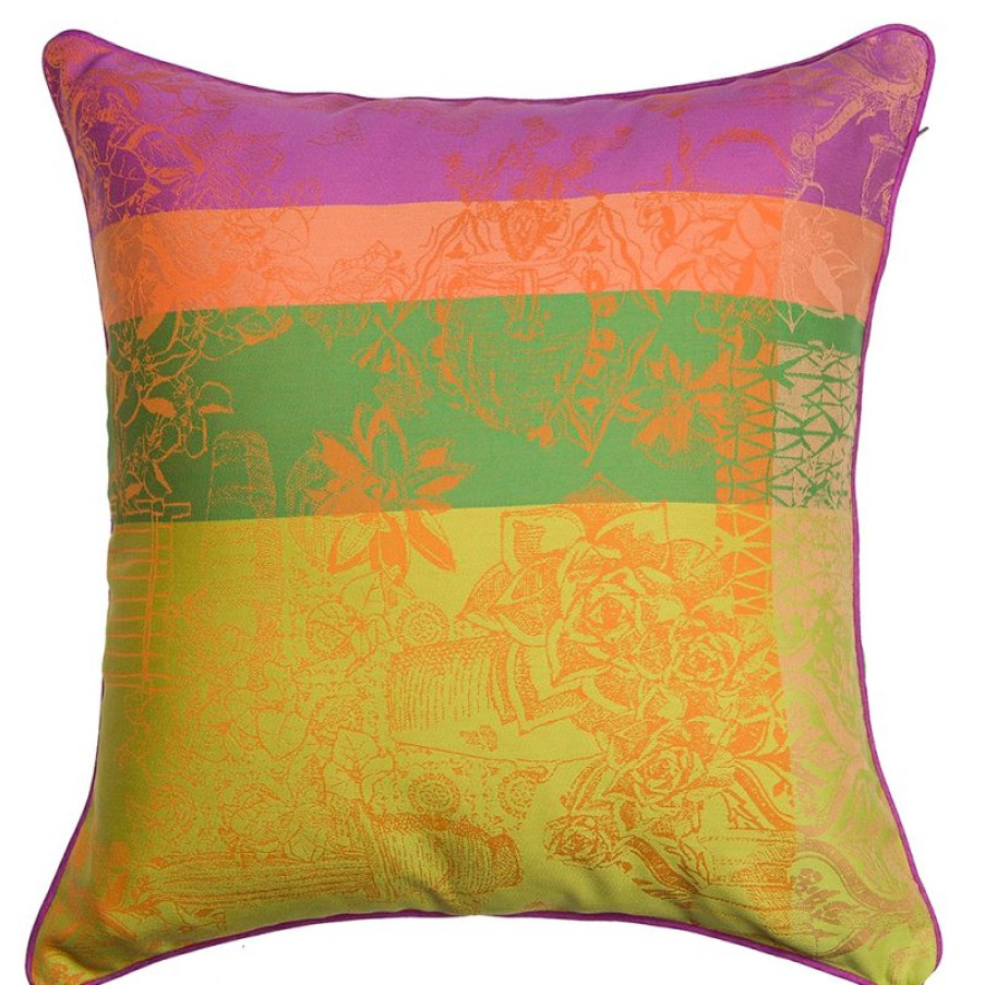 Furnishings * | Garnier-Thiebaut Cushion Mille Patios Provence 50X50Cm Cut Price