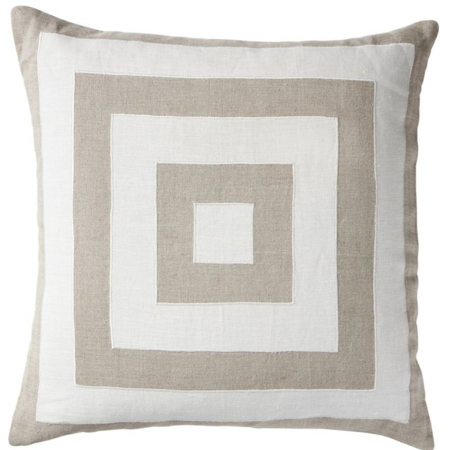 Furnishings * | Paloma Linen Sand Mirage Cushion 50X50Cm Affordable Price