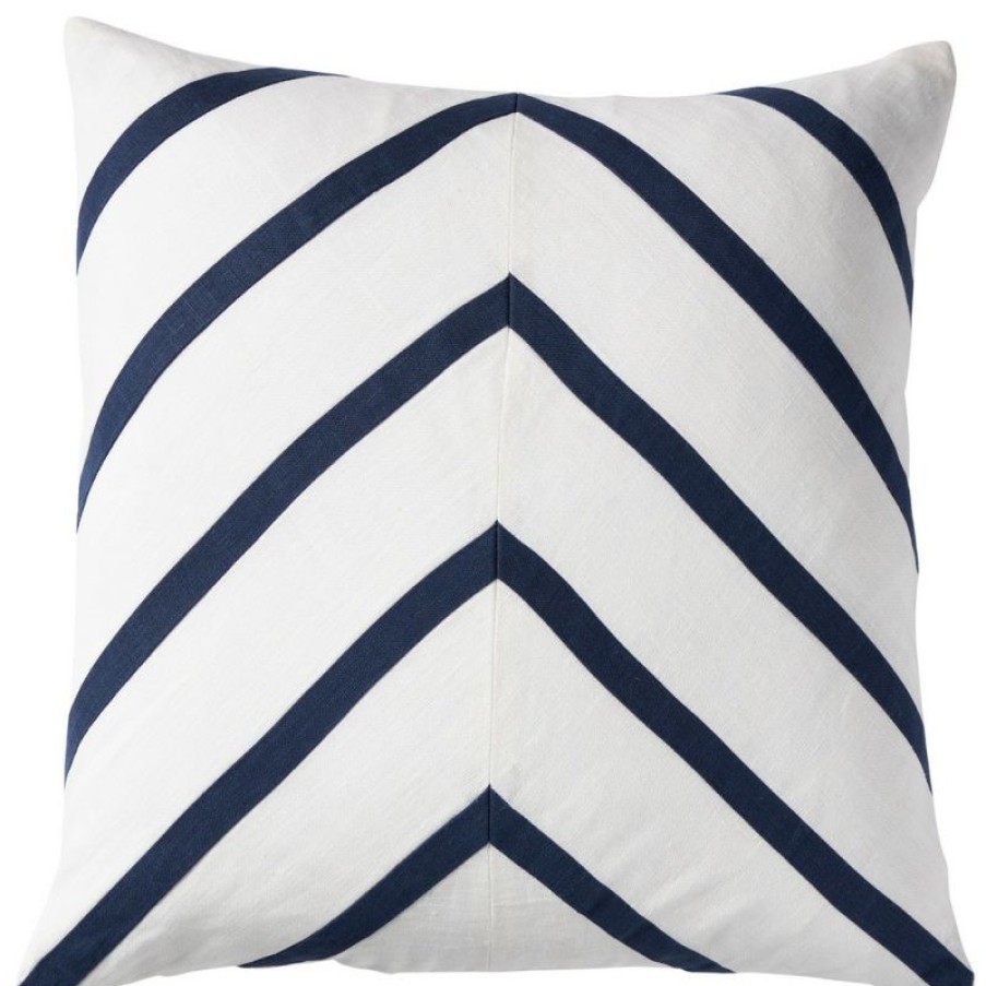 Furnishings * | Paloma Nantucket Chevron Cushion 50X50Cm Excellent Quality