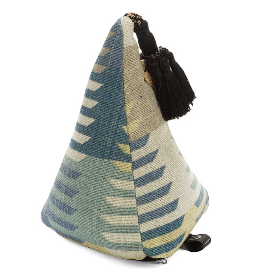 Furnishings * | Eastbourne Art Pyramid Doorstop Indigo Skies Cut Price