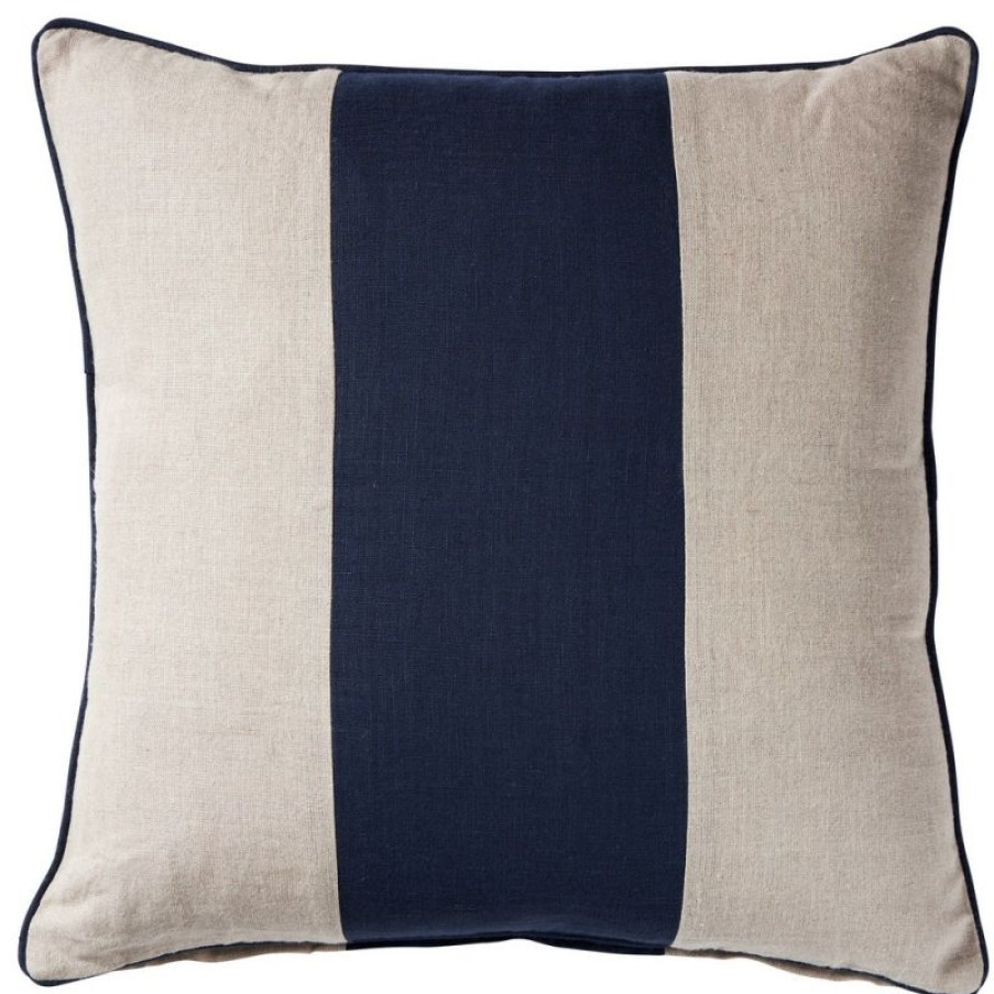 Furnishings * | Paloma Linen Laguna Stripes Cushion 50X50Cm Promotions