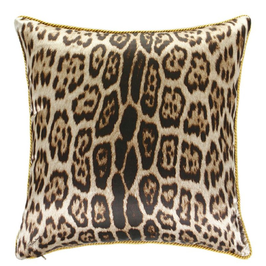 Furnishings * | Roberto Cavalli Venezia Cushion Mustard 40X40Cm Excellent Quality