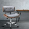 Furnishings * | Home Office Design Office Chair Fabric Bentwood Grey Top Selling