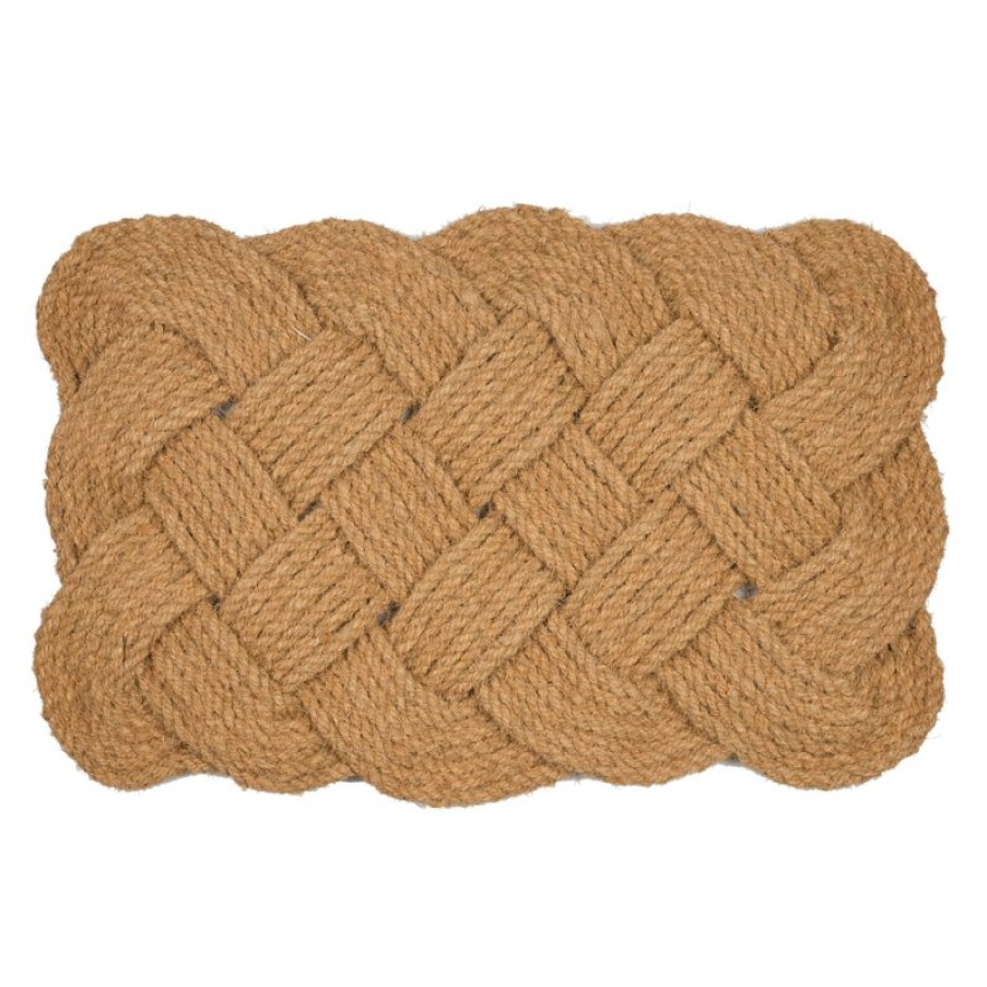 Furnishings * | Doormat Designs Coir Knot Natural Doormat New Collections