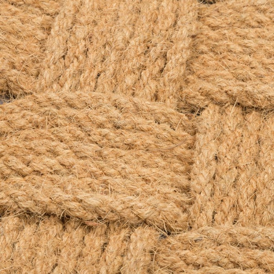 Furnishings * | Doormat Designs Coir Knot Natural Doormat New Collections