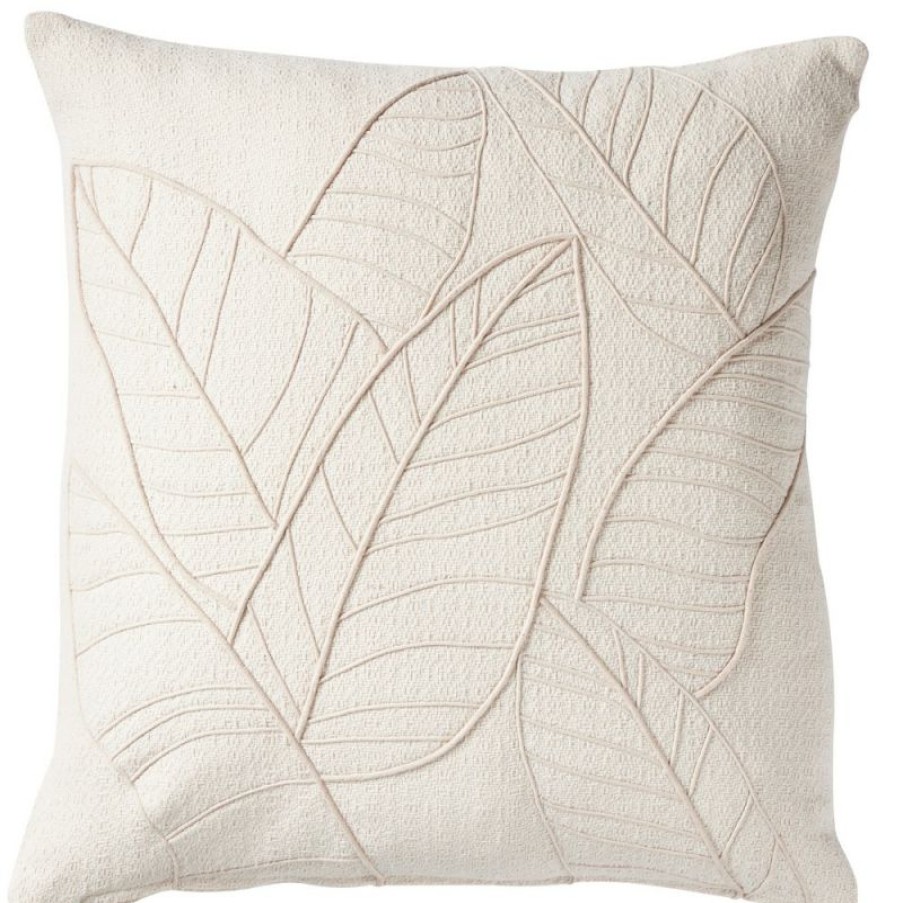 Furnishings * | Paloma White Palms Cushion 50X50Cm Clearance