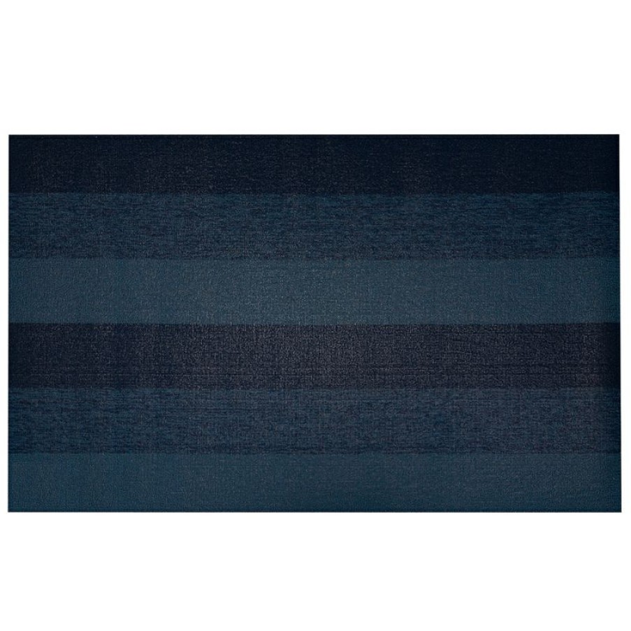 Furnishings * | Chilewich Marble Stripe Shag In/Out Bay Blue 91X152Cm Best Quality