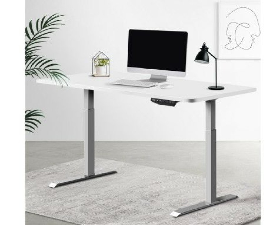 Furnishings * | Home Office Design Electric Adjustable Laptop Table 140Cm Excellent