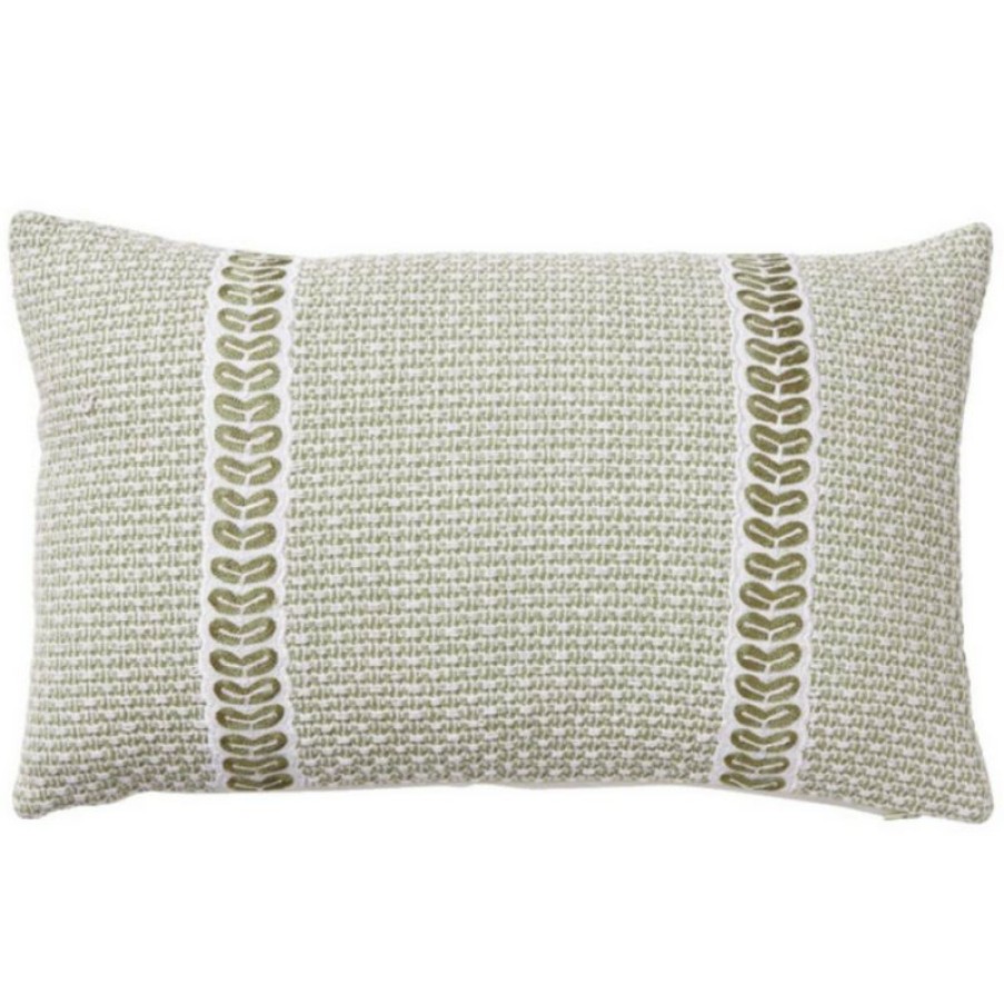 Furnishings * | Paloma Jacquard Sage Luxe 30X50Cm Fire Sale