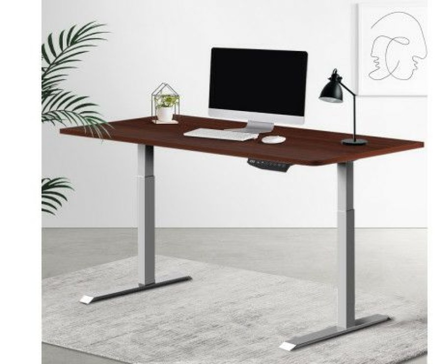 Furnishings * | Home Office Design Electric Adjustable Table Riser 120Cm D Affordable Price