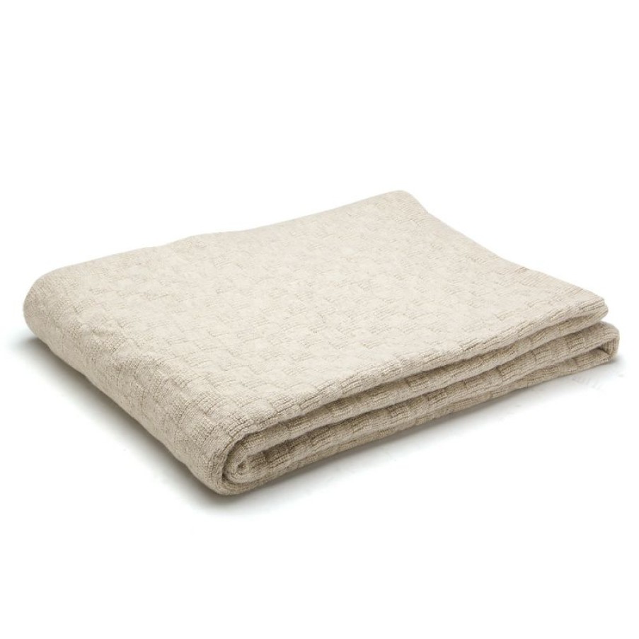 Furnishings * | Bemboka Angora/Superfine Merino Lightbox Throw Wheat Excellent